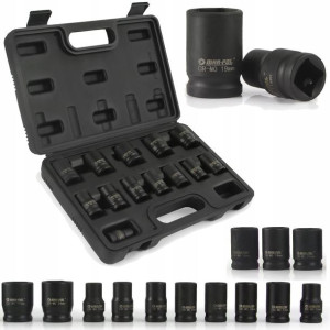 Nasadki Udarowe Krótkie 1/2 Zestaw 10-24mm 13 El
