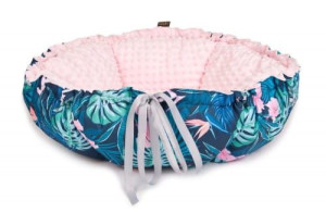 LAUREN DESIGN DAISY 65 tropic+różowy minky