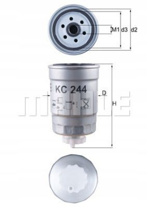 KNECHT KC 244 Filtr paliwa