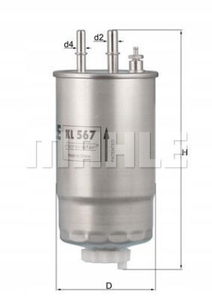 KNECHT KL 567 Filtr paliwa