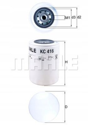 KNECHT KC 416 Filtr paliwa