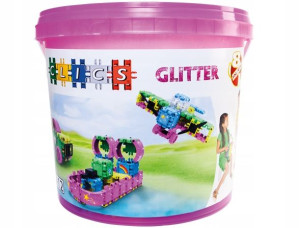 CLICS wiaderko GLITTER 175 el. 8w1 klocki clics