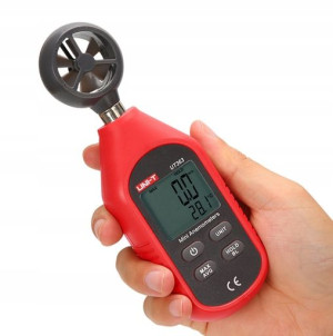 Anemometr Wiatromierz Funkcja Pomiaru Temperatury