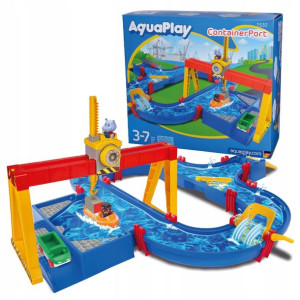 Big Aquaplay Tor Wodny Zestaw Container Port 3+