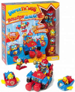 Super Zings Things Seria 8 Baloon Boxer + Pojazdy