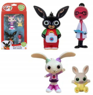 Królik Bing Zestaw Figurek Bing Coco Charlie Molly