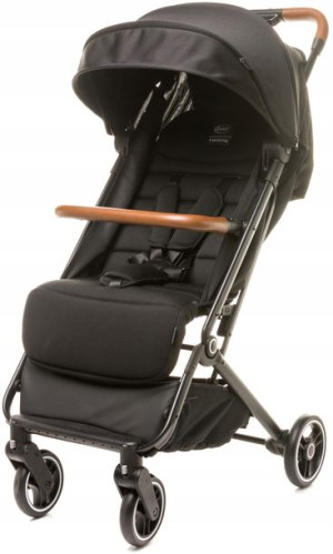 Lekki Wózek Spacerowy 4baby Twizzy Xxii Spacerówka Black