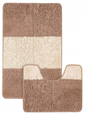 Dywaniki łazienkowe komplet 2 sztuk 50x80 50x40