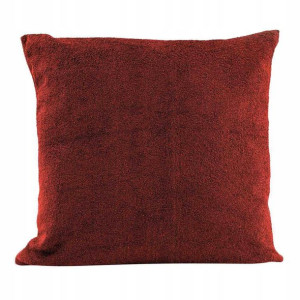 Poszewka frota 40x40 bordo