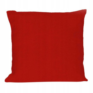 Poszewka frota 40x40 czerwony