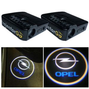 Zestaw 2 Projektor Rzutnik Akcesoria Gadżet Logo Do Auta Led Opel