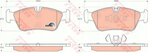 Trw Klocki Ham Bmw 1 E87 E81 E88 E90 118d 316i Pr