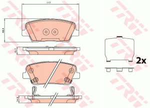 Trw Klocki Hamulcowe Maxus G10