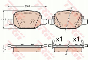 Trw Klocki Hamulcowe Fiat 500l