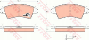 Trw Klocki Ham Peugeot 206 Cc 1.6 2.0 S16 2.0 Hdi