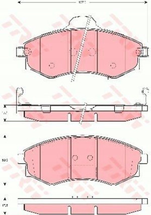 Trw Klocki Ham Hyundai Coupe Lantra Sonata Ii Prz