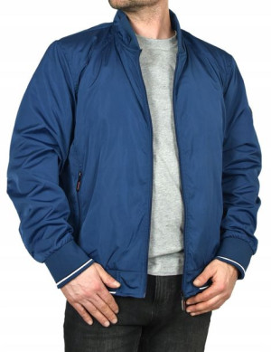 2xl-kurtka Męska Wiosnenna Szwedka Niebieska 019