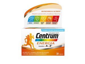 Centrum Energia witaminy z wyciągiem z żeń-szenia suplement diety 30 tabl