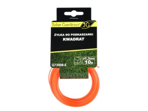 Żyłka Tnąca Do Kos I Podkaszarek 1,3 Mm 10 Mb Jg G73998-5 Kwadrat