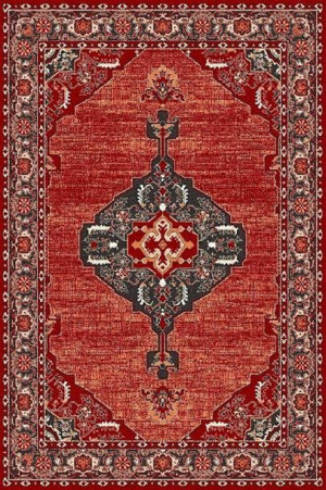 Dywan nowoczesny do salonu Agnella UFRO Bordowy GIZEL