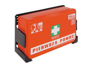 Przemysłowa apteczka pierwszej pomocy STANDARD 13157 w pudełku z tworzywa V
