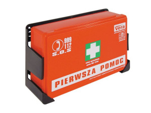 Przemysłowa apteczka pierwszej pomocy STANDARD 13164 w pudełku z tworzywa V
