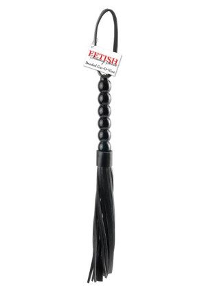 Pejcz-ff Beaded Cat-o-nine Tails Black
