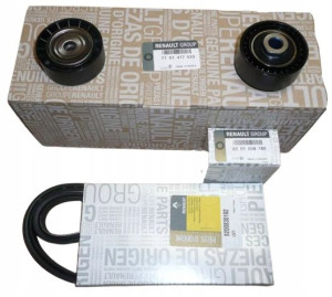 Zestaw paska 1,2 8V 16V Clio Twingo 7701477533 OE