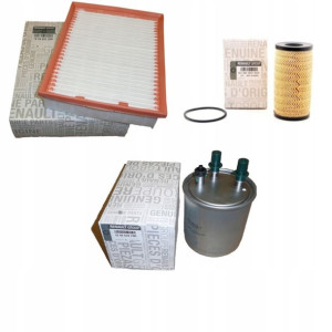 Zestaw 3 Filtrów Laguna III 2,0dci Oryginał