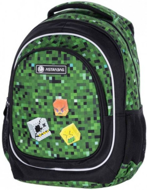 Astrabag Plecak Szkolny 3 Komorowy Pixel One