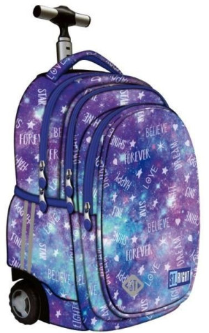 St.right Plecak Na Kółkach Galaxy Girl