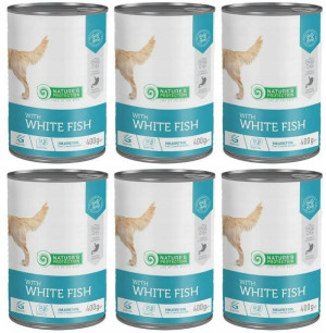 Nature's Protection Adult Biała Ryba 6 x 375 g