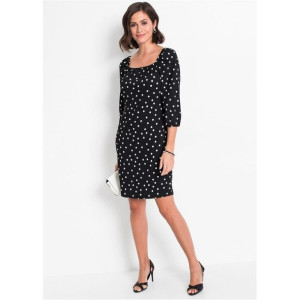 Sukienka Z Bufiastymi Rękawami W Grochy 40-42 918210