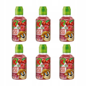 Kubuś Immuno Dzika Róża Malina witamina C 6x200ml