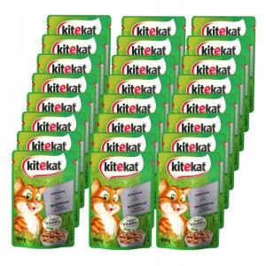 Kitekat Cielęcina W Sosie Pakiet 100g x 24 szt