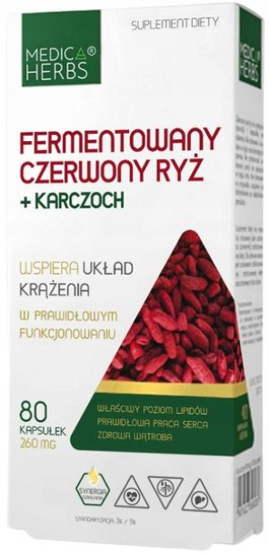 Medica Herbs Fermentowany Czerwony Ryż + Karczoch