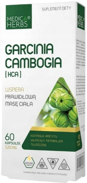 Medica Herbs HCA GARCINIA CAMBOGIA NA MASĘ CIAŁA