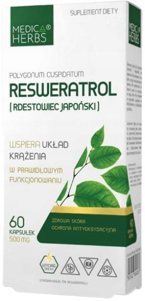 Medica Herbs RESVERATROL 500mg resweratrol