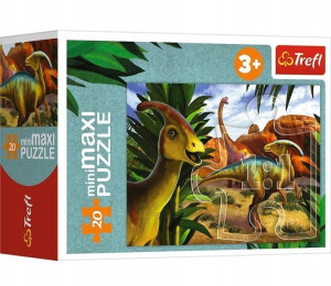 Puzzle 20 miniMAXI Świat Dinozaurów v1 Trefl 3+