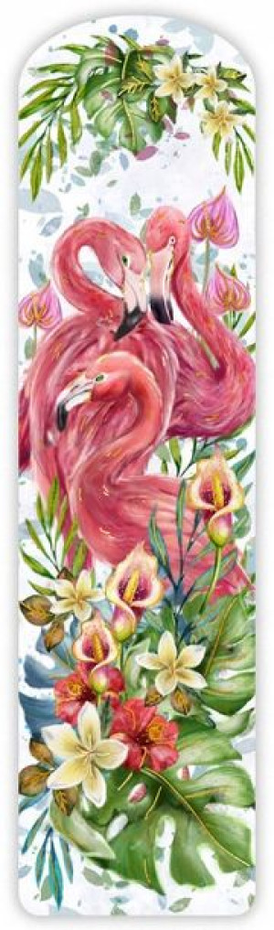 Zakładka tradycyjna złocona Flamingi Henry