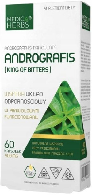 Medica Herbs ANDROGRAPHIS PANICULATA borelioza