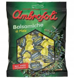 Ambrosoli balsamiczne cukierki nadziewane miodem