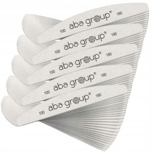 ABA GROUP 100x pilnik łódka do paznokci 100 180