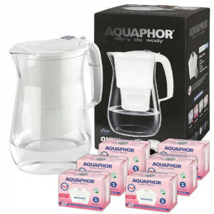 Dzbanek filtrujący Aquaphor + wkład maxfor+ Mg x6