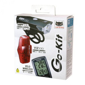 Zestaw Cateye HL-EL041RC  / TL-LD800B / CC-VT230W