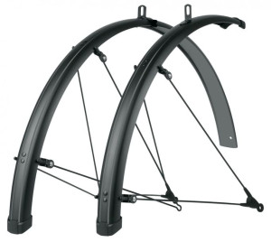 Błotniki BLUEMELS STRIPES 28", 69 mm czarne