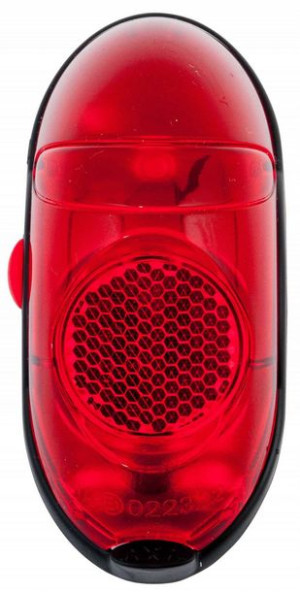 Lampa tylna RETRO on/off czerwona