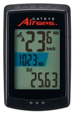 Licznik rowerowy AIR GPS CC-GPS100 czarny z czujnikiem kadencji CDC-30