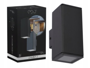 Lampa Kinkiet Ogrodowy Zewnętrzna Gu10 Ip44 Czarna