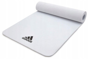 Mata Do Ćwiczeń Jogi Adidas Biała 176cm X 61cm